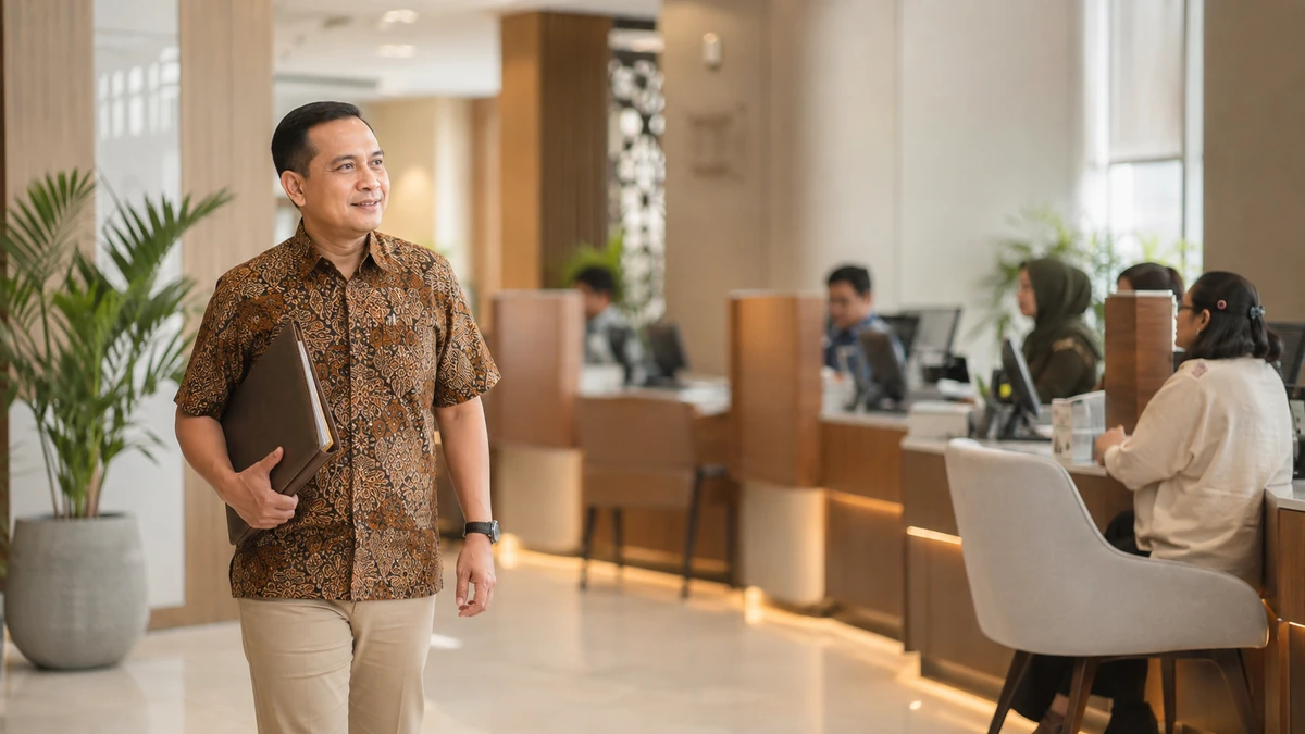 Kunjungan ke Kantor BRI Terdekat
