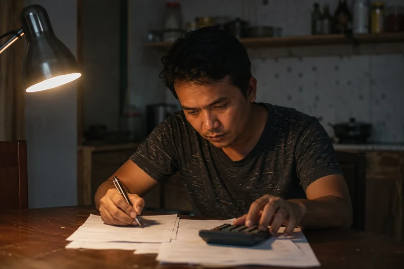 Simulasi tabel total bunga KUR untuk beberapa kombinasi plafon dan tenor