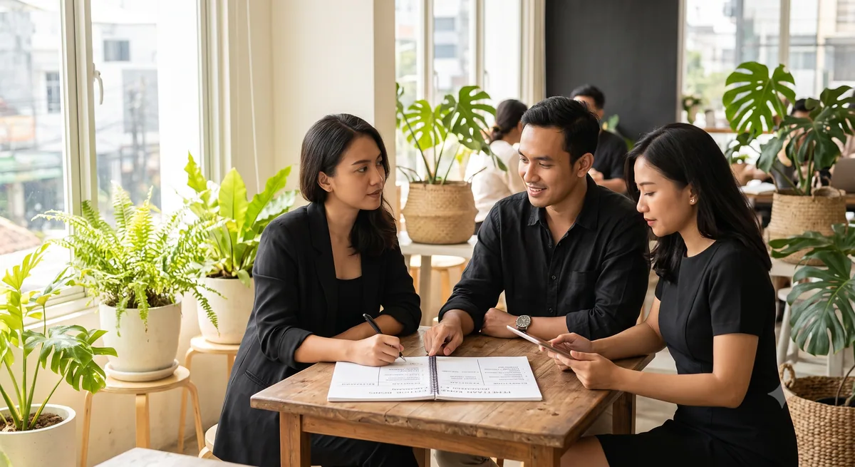 Pemetaan kekuatan dan kelemahan kompetitor bisnis dalam tabel perbandingan sederhana