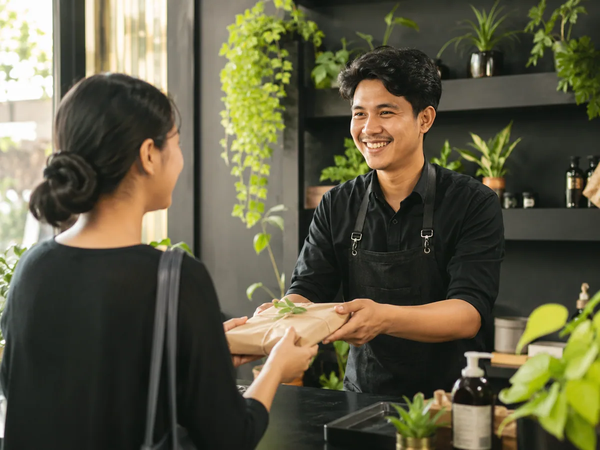 Ilustrasi personalisasi layanan UMKM membuat pelanggan merasa dikenal dan dihargai sebagai individu