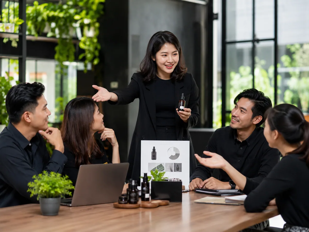 Lima elemen struktur elevator pitch bisnis: hook, masalah, solusi, diferensiasi, dan ajakan