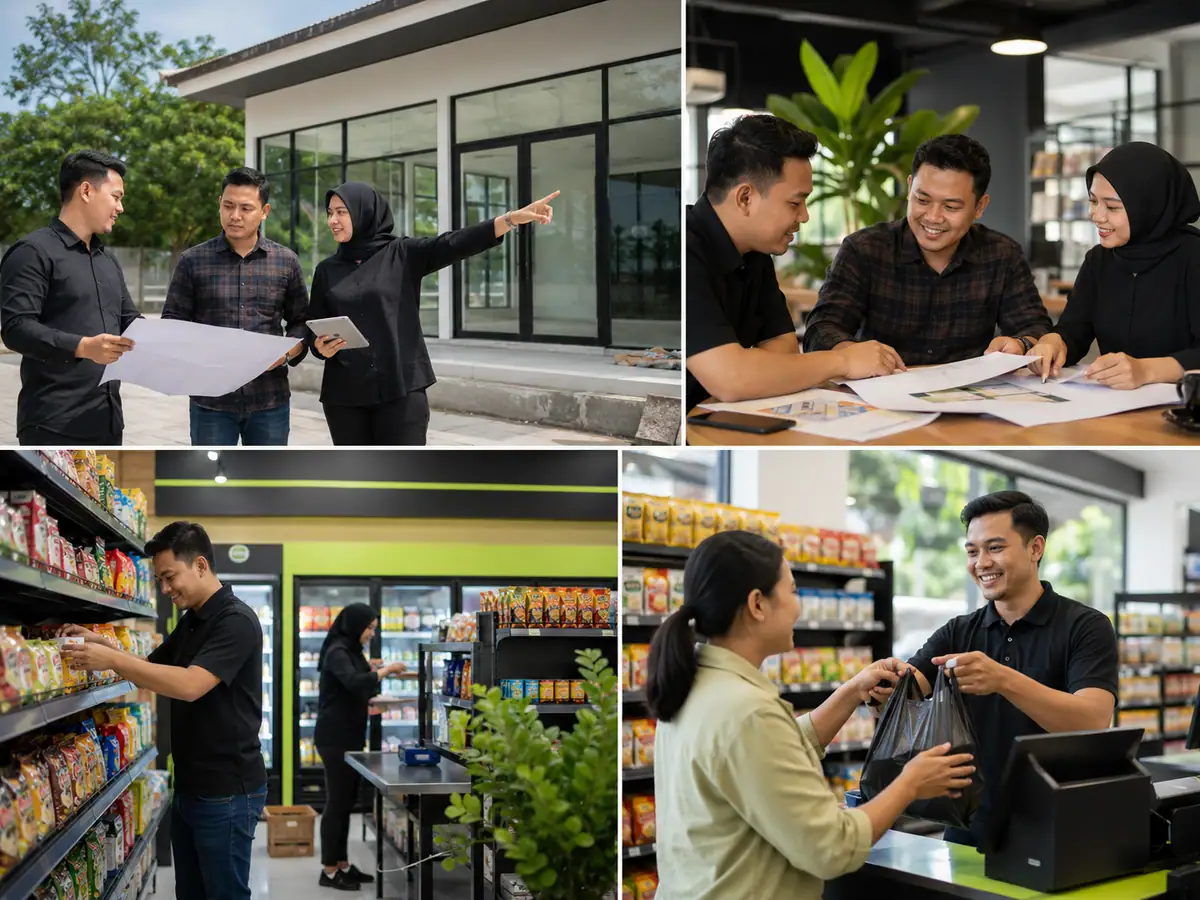Alur proses pengajuan franchise Indomaret dari survei lokasi sampai gerai beroperasi