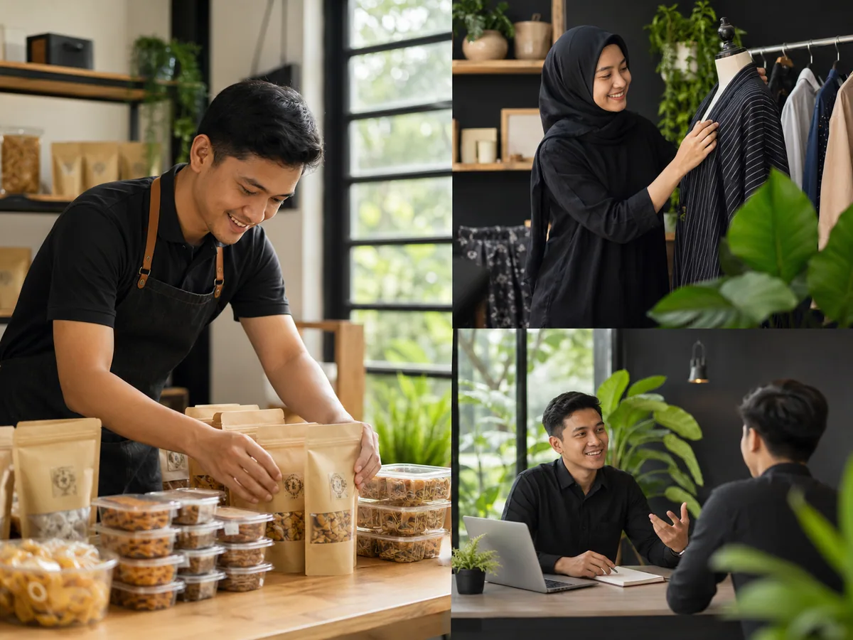 Alur memulai paket usaha: lokasi, legalitas, uji coba, promosi, sampai evaluasi