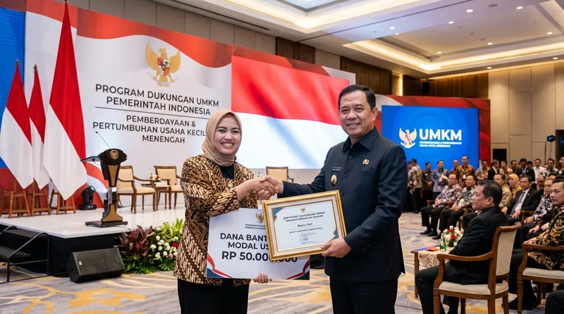 Program dukungan pemerintah Indonesia untuk pelaku UMKM melalui bantuan modal dan sertifikasi